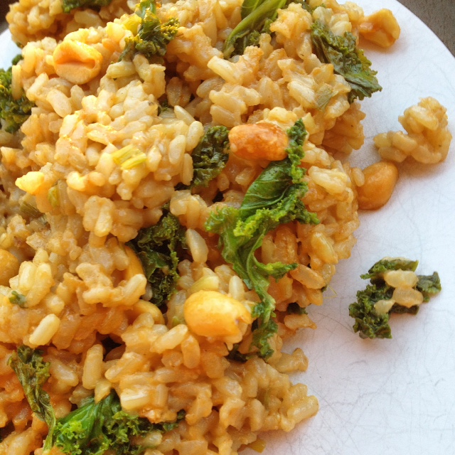 PB kale fried rice